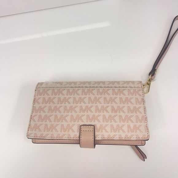Michael Kors Tech Phone Wallet/Wristlet NWT Pink - Picture 4 of 9
